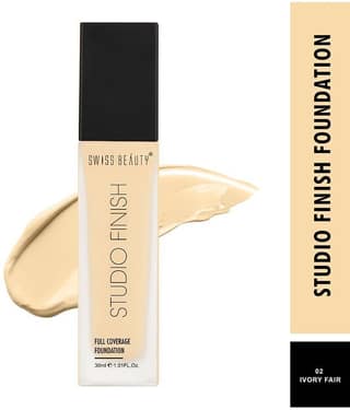 Swiss Beauty Studio Finish Full Coverage Liquid Foundation Nude 30 g