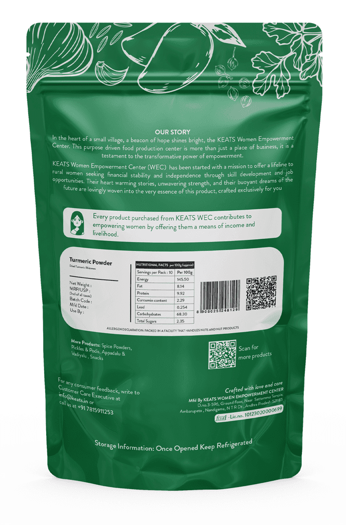 Keats Turmeric Powder - Premium Quality, Authentic Indian Spice view 2