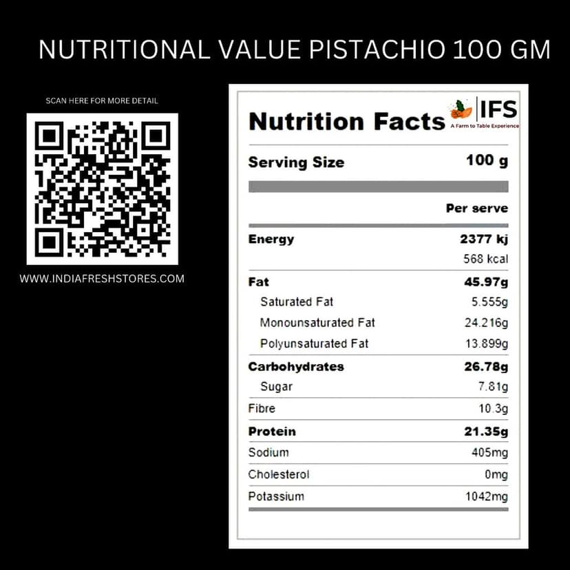 IFS PREMIUM PISTACHIO 500 GM view 2