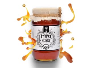 Raw Organic Forest Honey Pure and Natural Unprocessed, Unfiltered, Unpasteurized - 500 Gram