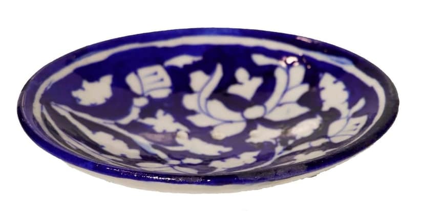 Cottage Ceramic Handmade Soap Dish/Soap Tray (3X2 Inch_Multicolor) view 2