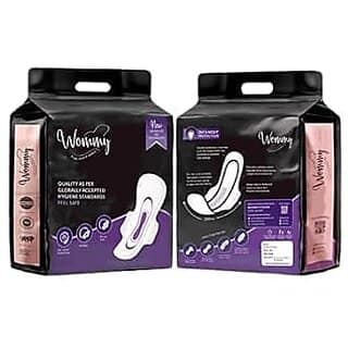 (Pack of 2)KSTAR Wommy Sanitary Pads XXL 320mm (80 Pads) | Advanced Gel Technology | Ultra Soft, Leak-Proof | Day & Night Protection for Heavy Flow