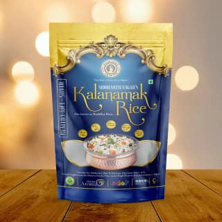 Diviam Aahar Kalanamak Rice Silver Buddha Rice Diabetic Friendly 900 g