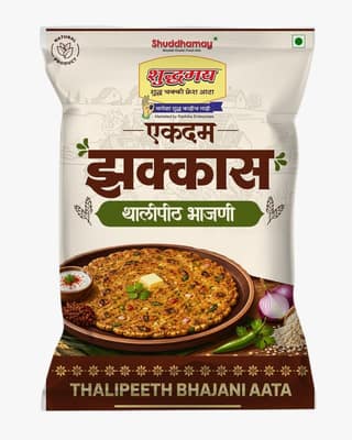 Ekdum Zakasss|500gms|Shuddhamay Thalipeeth Bhajni|Pure aroma and Slow-Roasted blend of grains|Tasty and delicious