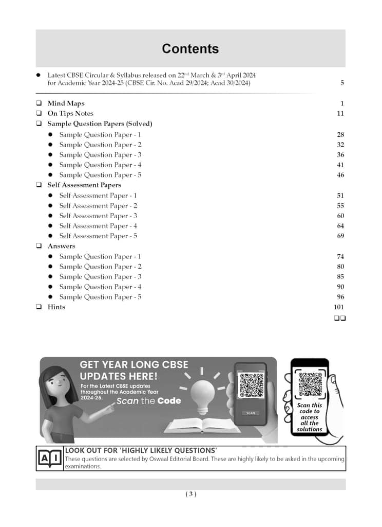Oswaal CBSE Sample Question Papers Class 11 Business Studies (For 2025 Exam) Oswaal Editorial Board view 2