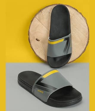 CLOSHO White Men's Slide Flip Flop