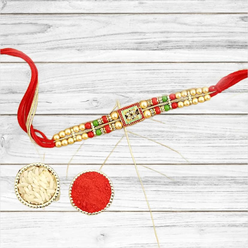 Raksha Bandhan Puja Samagri Kit for Sibling Love and Prosperity view 2