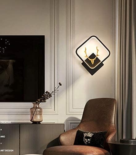 LED Stag Square White Wall Lamp Light- Warm White-Aluminium view 2