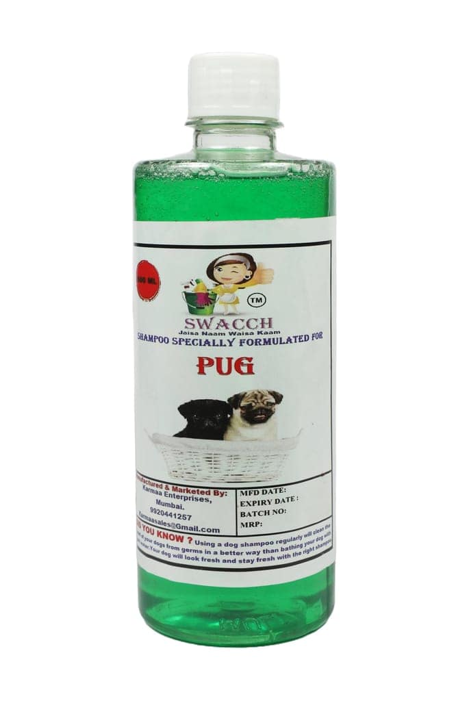 SWACCH Shampoo Specially FORMULATED for Pug (500ML) NEEM ALOVERA view 2