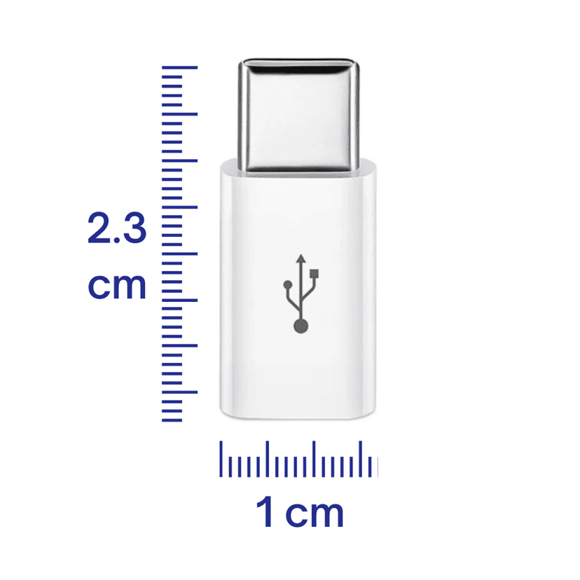 Champion USB Type C Adapter, Micro USB to USB C Adapter, Data Syncing and Charging Adapter (Pack of 5) view 2