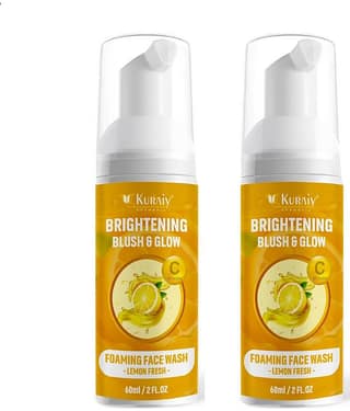 KURAIY Face Wash Cream With Natural Deep Moisturizing Face wash Tube pack of 2