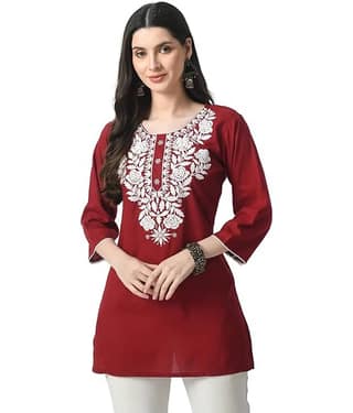Rayon Short Kurti For Women (Pack of 1)