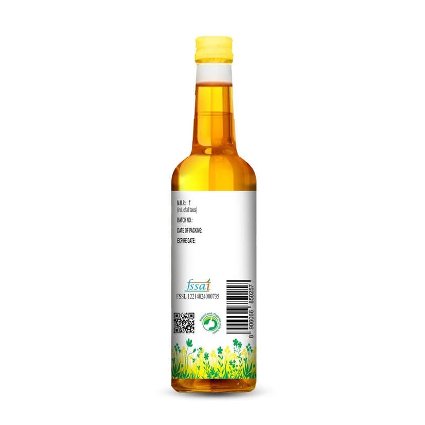 Natureland Organics Mustard Oil 1 ltr view 2