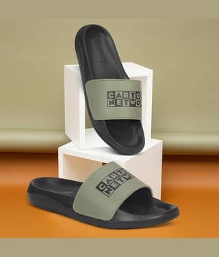 PERY PAO Olive Men's Slide Flip Flop
