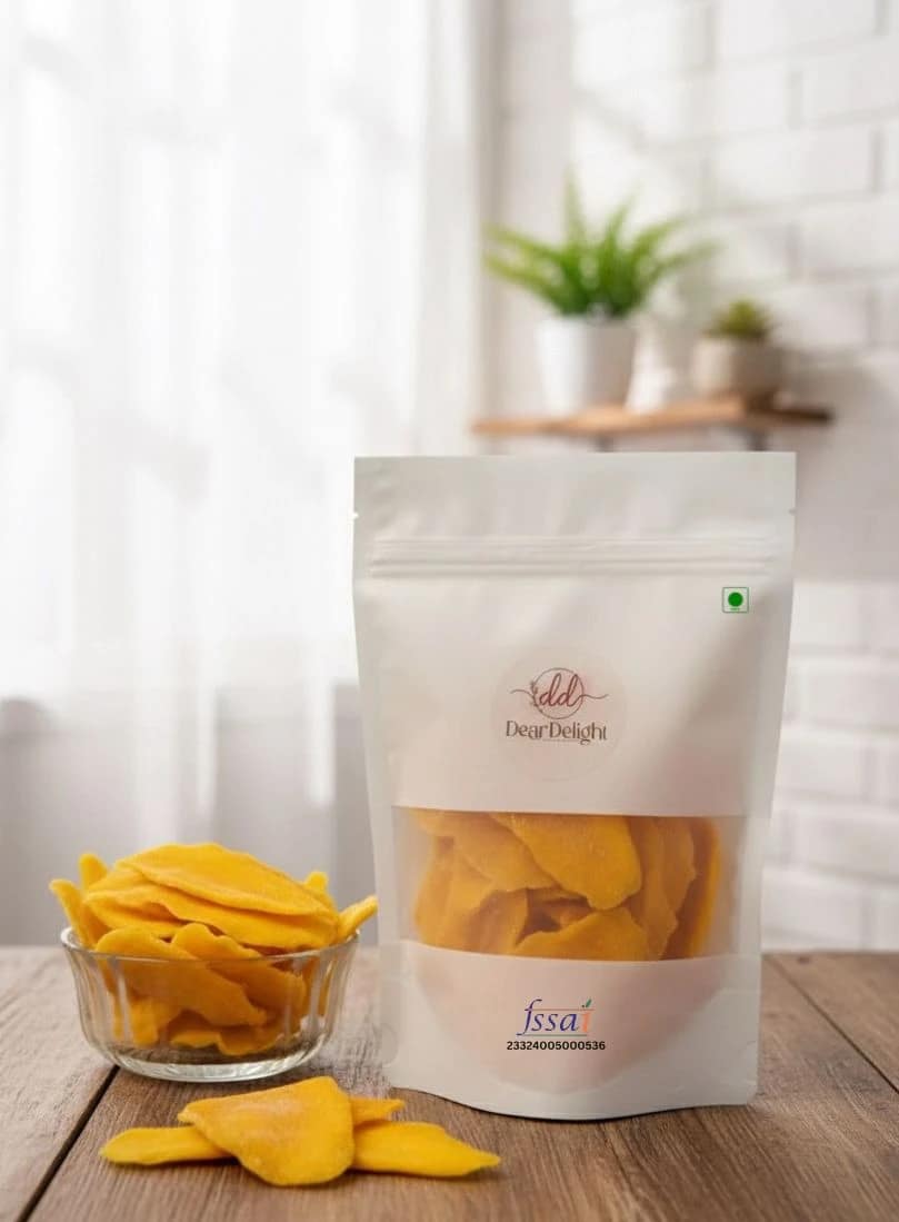 Dear Delight Premium Dried Mango Slices Naturally Sweetened 500g
