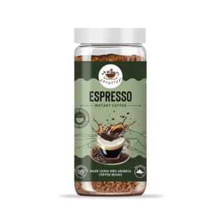 Brewstar Espresso Premium Instant Roast and Ground Coffee Bold Aromatic Blend 100 g