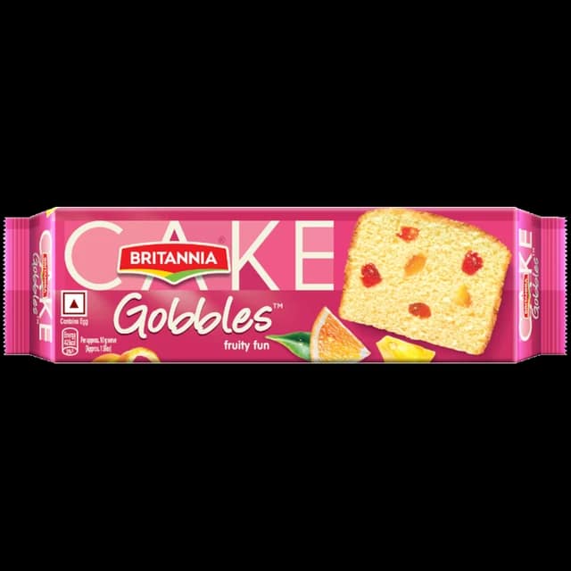 Britannia Gobbles Fruity Fun Cake, 50 G