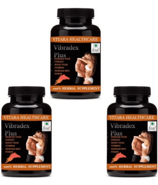 Hindustan Herbal vibradex 90 no.s Capsule Pack of 3