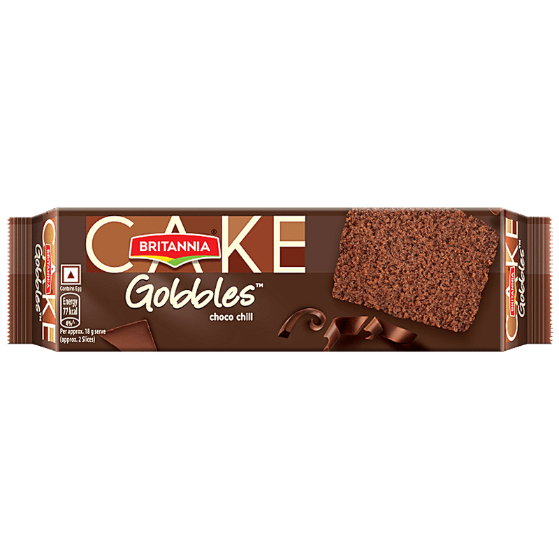 Britannia Gobbles Choco Chill Cake, 110 g view 2