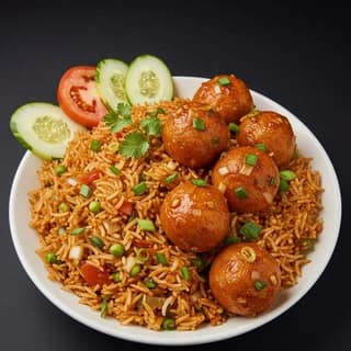 Veg Manchurian Rice