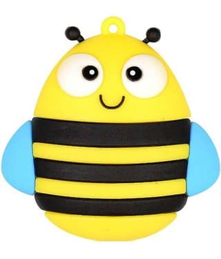 Pankreeti PKT534 Cute Bee 32GB USB 2.0 Fancy Pendrive Pack of 1