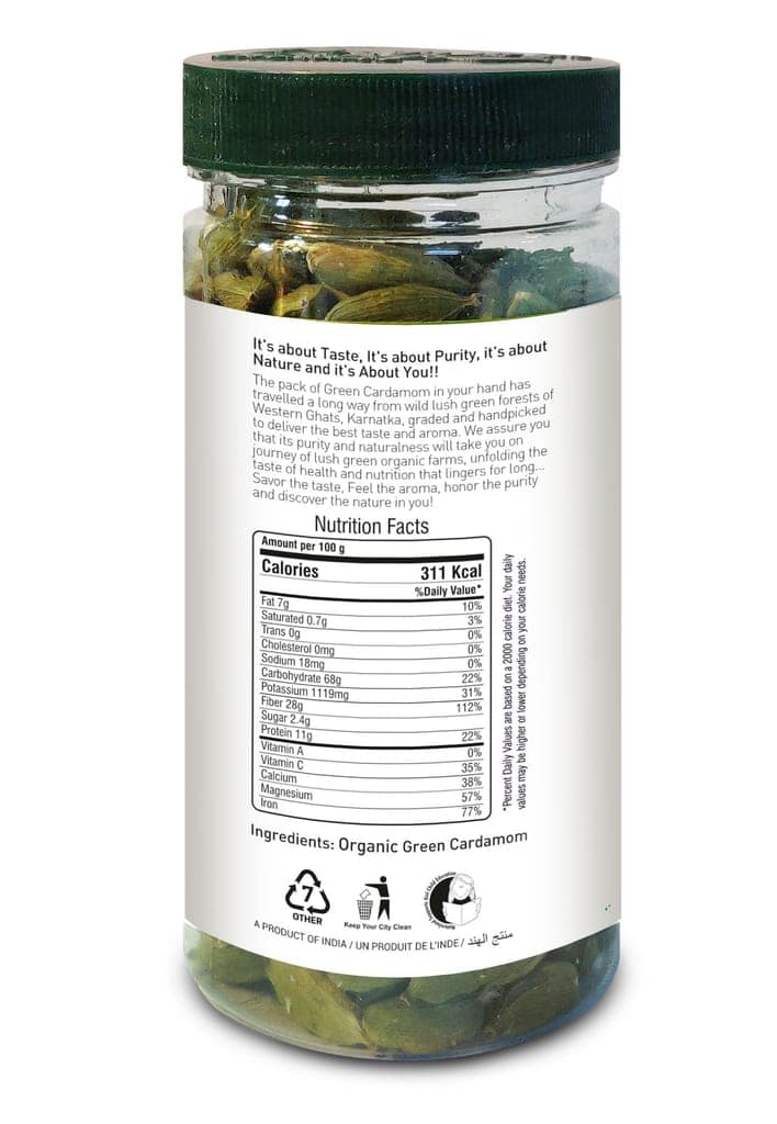Natureland Organics Green Cardamom 75 gm view 2