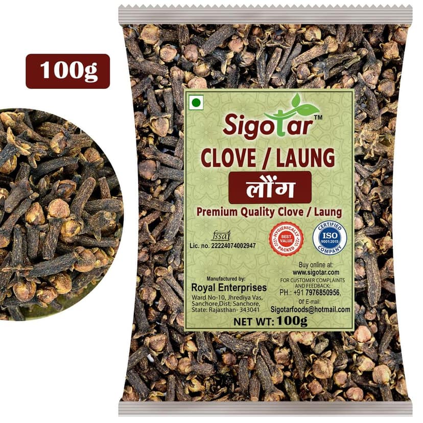 100g Superior Grade Whole Clove (Laung) with Rich Aroma and Handpicked view 2