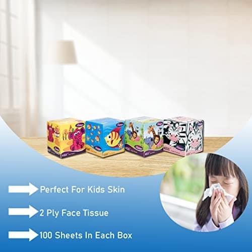 Biowipe Face Tissues for Kids - Pack of 4 view 2