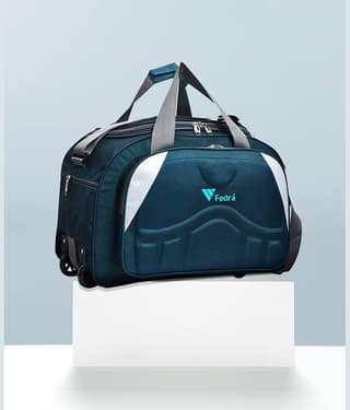 FEDRA - 40 Ltrs Purple Polyester Duffle Bag