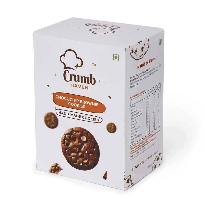 Chocochip Brownie Cookies (pack of 5)