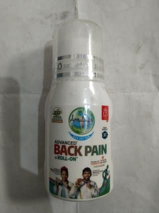 Amrutanjan Advanced Back pain + roll-on hot action heat therapy long lasting relief