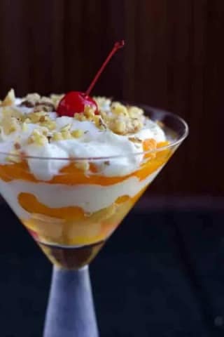 Fruit and cream
