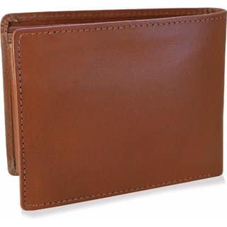 Arpera Tan Brown Genuine Leather Mens Wallet With Detachable Card Holder C1