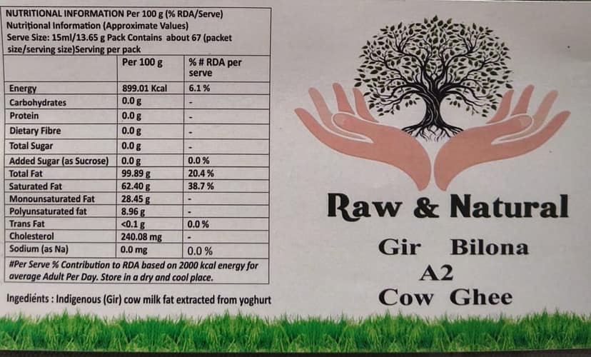 A2 Gir Cow Desi Ghee view 2