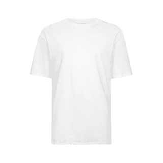 Oversized T-Shirt, White, S (Unisex)