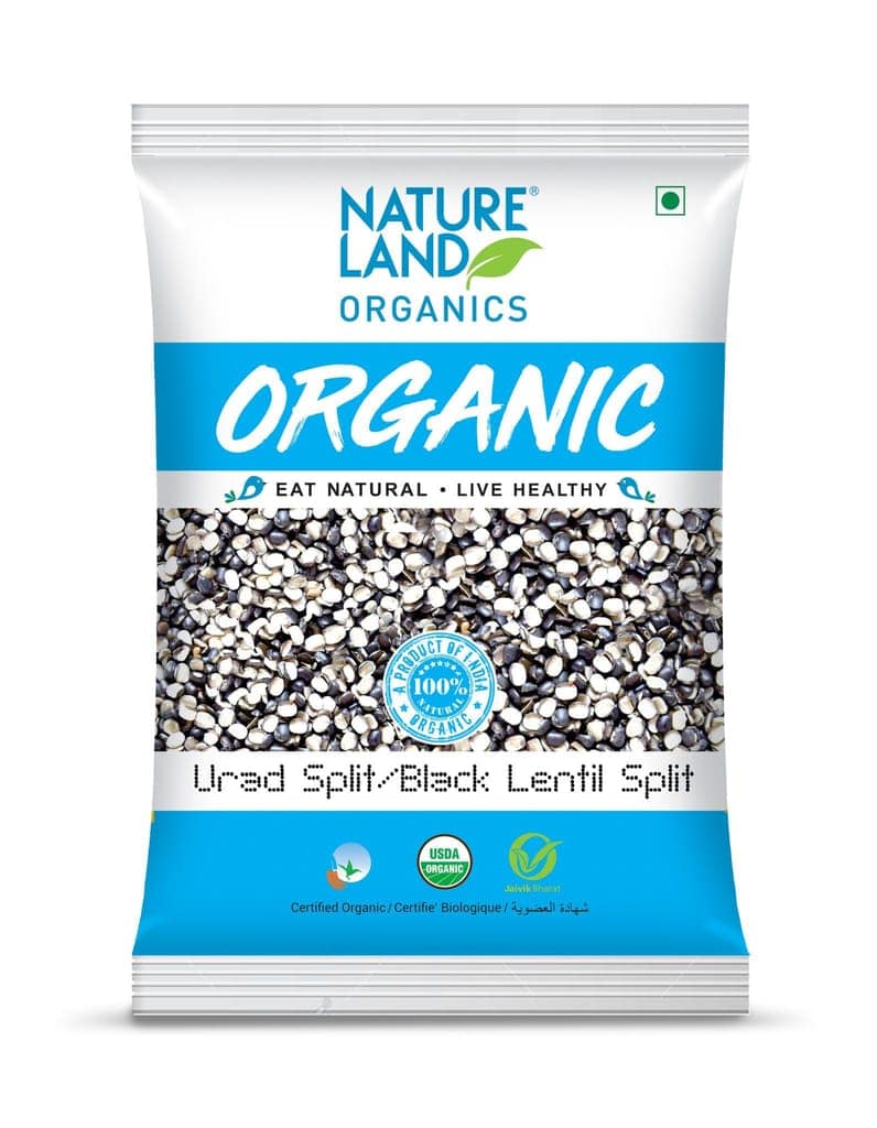 Natureland Organics Urad Split Dal 1 kg