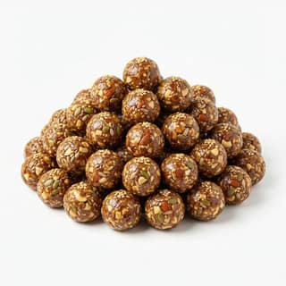 Wholesome Heaven - Seed-Pops: Homemade & Sugar Free Date Nut Bites � Seed Cycling Support with Premium Roasted Pumpkin, Flax & Sunflower Seeds � FSSAI Certified, Preservative Free & High Protein,Iron and Omega 3