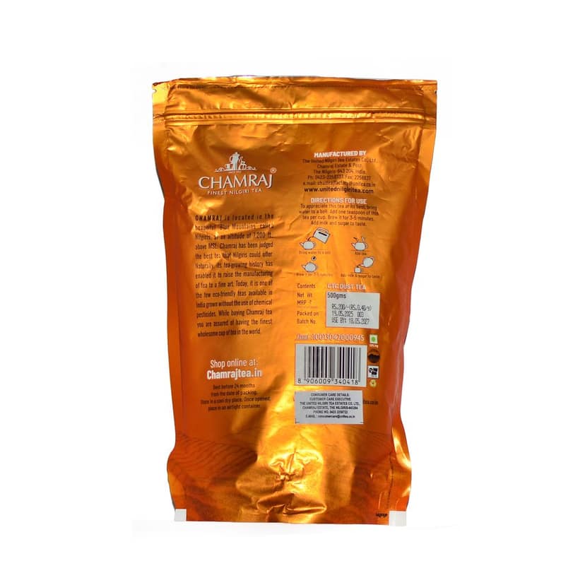 CHAMRAJ Nilgiri Master Blend Strong CTC Dust Tea (500 g) view 2