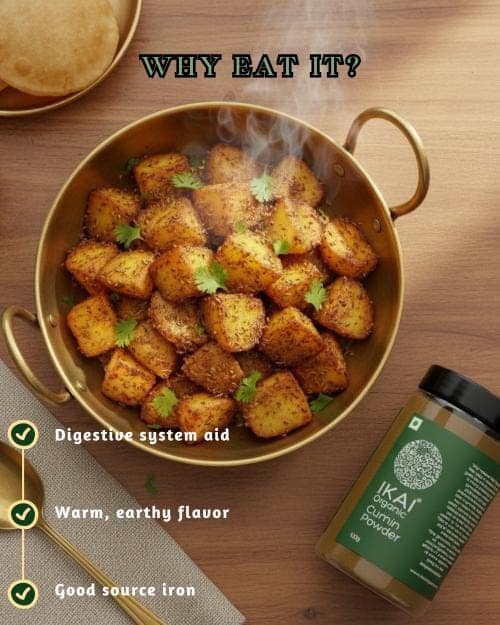 Organic Cumin Powder | Jeera Powder | Pure | Aromatic Spice | 100g view 2