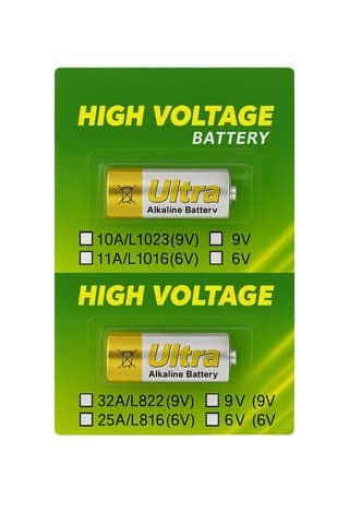 Exelent Alkaline Battery 9 V 32A / A32 / MN32 / L822 / G32A / E32A / GP32A Long Shelf Life, Pack of 2 High-Power Battery for Smoke Detectors, Remotes, Toys, Alarms & More