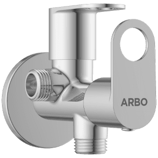 NE-1607 2 Way Angle Valve With Wall Flange view 2