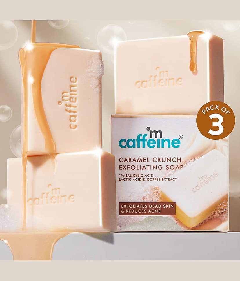 Mcaffeine Skin Whitening Soap for All Skin Type ( Pack of 3 ) view 2