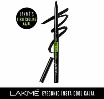 LAKM Eyeconic Insta Cool Kajal, Matte Finish Pencil (Pack Of 2) (0.35G X 2) (Black, 0.7G), Multi LAKM Eyeconic Insta Cool Kajal, Matte Finish Pencil (Pack Of 2) (0.35G X 2) (Black, 0.7G), Multi - Multicolor / 0.35 g (Pack of 2) view 2
