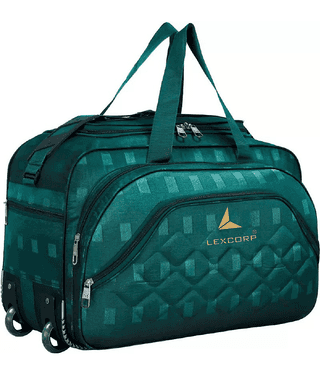 LEXCORP 60 Ltrs Red Polyester Duffle Bag