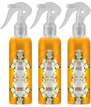 ST.JOHN Jasmine Sandalwood Room Freshener For Home & Office 250ml Each (750ml) - Pack of 3