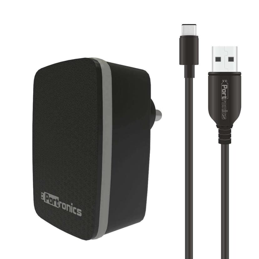 Portronics Adapto 64 Quick Charger with Single USB Port
