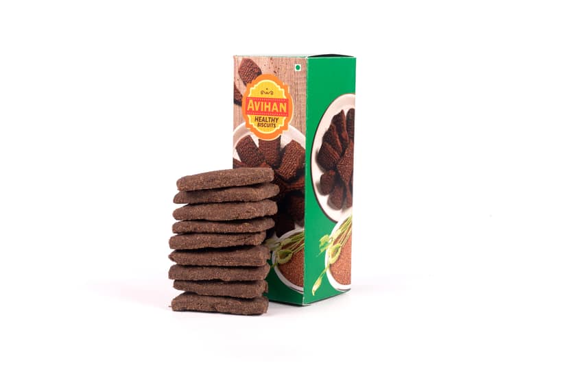 Crunchy Ragi Biscuits with Wholesome Finger Millet and Delicious Taste
