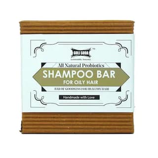 Goli Soda All Natural Probiotics Shampoo Bar for Oily Hair - 90 Gms (Pack Of 1)