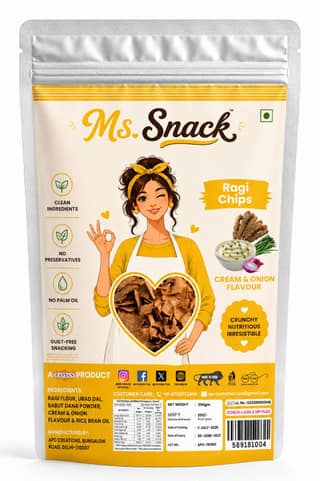 Ms. Snack Ragi Chips - 250g