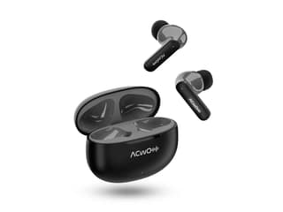 ACwO Dwots 121 Wireless in Ear Earbuds, 55Hrs Playtime, Quad Mics with ENC, 3 Preset EQ Modes, Supreme Bass & High-Fidelity Acoustics - Ash-white